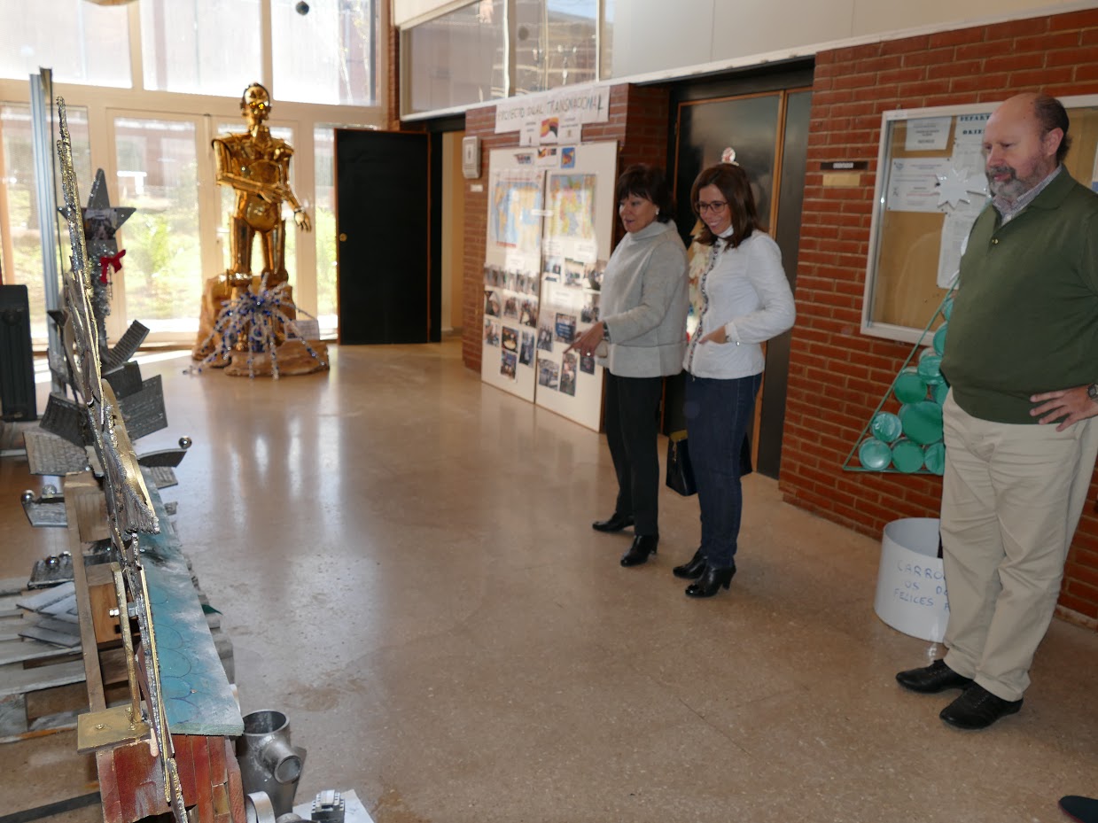 Visita de Ana Beln Castejn al IES Politcnico