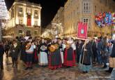 Grupo Folkl�rico La Palma, desfile navide�o