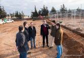 Visita de Francisco Calder�n y Manuel Nicolas al futuro Vivero Municipal 