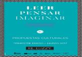 Cartel del programa 'Leer, pensar, imaginar'