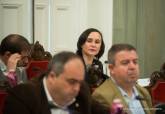 La concejala de Hacienda, Isabel Garc�a, durante el debate de los presupuestos municipales de 2017 en el pleno de la corporaci�n municipal