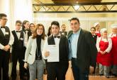 Entrega de diplomas a los alumnos de los cursos de Cocina y Restauraci�n de la ADLE