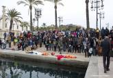 Homenaje a los fallecidos durante el 2016 en el xodo migratorio del Mediterrneo