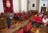 Visita de Carthagenericos de pura cepa al Palacio Consistorial