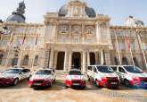 Presentacin de los nuevos coches de Polica Local de Cartagena