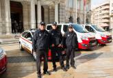 Presentacin de los nuevos coches de Polica Local de Cartagena