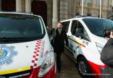 Presentacin de los nuevos coches de Polica Local de Cartagena