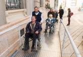 Inauguraci�n rampa Palacio Consistorial