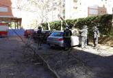 Intervenciones de los  Bomberos por el fuerte viento