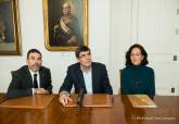 Firma del convenio entre Ayuntamiento y TeleCartagena
