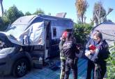 Incendio en una autocaravana de Villas Caravaning