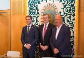 Firma del acuerdo deportivo entre Repsol y el Ayuntamiento de Cartagena