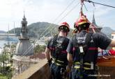Exhibici�n patr�n de los bomberos