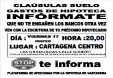Servicios Sociales y la PAH imparten un taller informativo sobre clusulas suelo