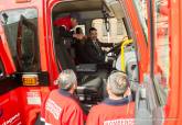 Los Bomberos de Cartagena presentan su nuevo cami�n