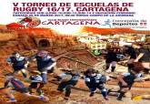 Cartel del V Torneo Escolar de Rugby Cartagena