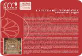 La Taracea de Langn, pieza del trimestre del Museo Arqueolgico Municipal