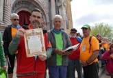Peregrinacin a Caravaca del programa de senderismo de mayores