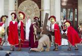 Lavatorio de Pilatos ante el Palacio Consistorial en la tarde del Mircoles Santo
