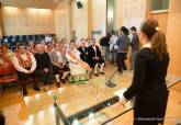 Visita de la Reina de la Huerta de Murcia y su Corte de Honor al Palacio Consistorial