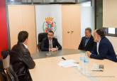 El alcalde se re�ne con los representantes de la Uni�n Musical Cartagonova