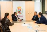 El alcalde se re�ne con los representantes de la Uni�n Musical Cartagonova