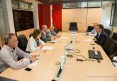 Reunin del alcalde con empresarios del Polgono Industrial Los Camachos