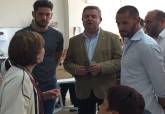 Visita F.C Cartagena a Astus junto a Francisco Calder�n y M� Carmen Mart�n