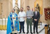 El alcalde regala una réplica de su bastón de mando a San Ginés, patrón de Cartagena