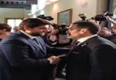 El alcalde de Cartagena asiste a la toma de posesi�n del nuevo presiente regional L�pez Miras