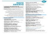 Cartel de 'Mayo Abierto'