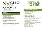 Programa para el lunes 15 de Mucho Ms Mayo