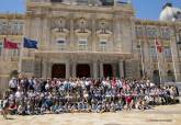 Foto de familia del Colegio de los Hermanos Maristas de Cartagena