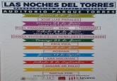 Cartel de los conciertos de Las Noches del Torres 