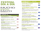 Actividades de Mucho M�s Mayo del viernes 19 de mayo