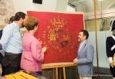 Presentaci�n bandera de las milicias urbanas de Carlos III en el Archivo Municipal
