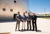 Visita al Palacio de Deportes de Cartagena del alcalde y presidente de la LNFS