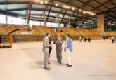 Visita al Palacio de Deportes de Cartagena del alcalde y presidente de la LNFS