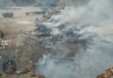 Incendio en el vertedero de La Fuente del Sapo