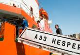 El 'Hesp�rides' regresa a puerto tras casi seis meses de campa�a art�rtica