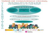 Cartel de la convivencia vecinal de Villalba