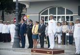 La explanada del puerto se viste de gala en el acto de arriado solemne de Bandera con motivo del Da de las Fuerzas Armadas