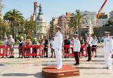 Entrega de la Medalla de Oro de Cartagena a la Escuela de Infantera de Marina Albacete y Fuster