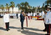 Entrega de la Medalla de Oro de Cartagena a la Escuela de Infantera de Marina Albacete y Fuster