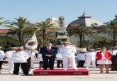 Entrega de la Medalla de Oro de Cartagena a la Escuela de Infantera de Marina Albacete y Fuster