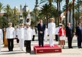 Entrega de la Medalla de Oro de Cartagena a la Escuela de Infantera de Marina Albacete y Fuster