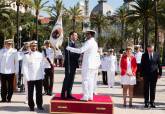 Entrega de la Medalla de Oro de Cartagena a la Escuela de Infantera de Marina Albacete y Fuster