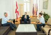 Visita al alcalde de los mandos de la AGA