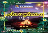 Cartel de la San Juan Party en La Manga
