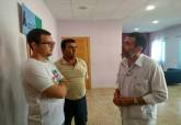 Visita del primer teniente de alcalde, Jos Lpez, a El Albujn